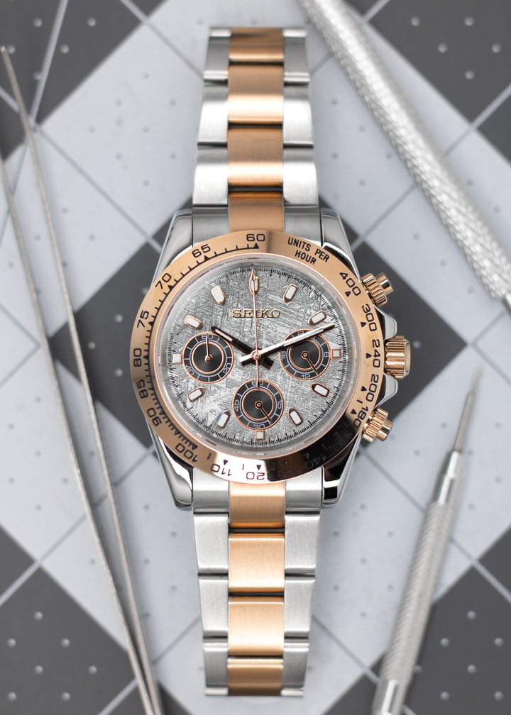 Rose Meteorite Chronograph