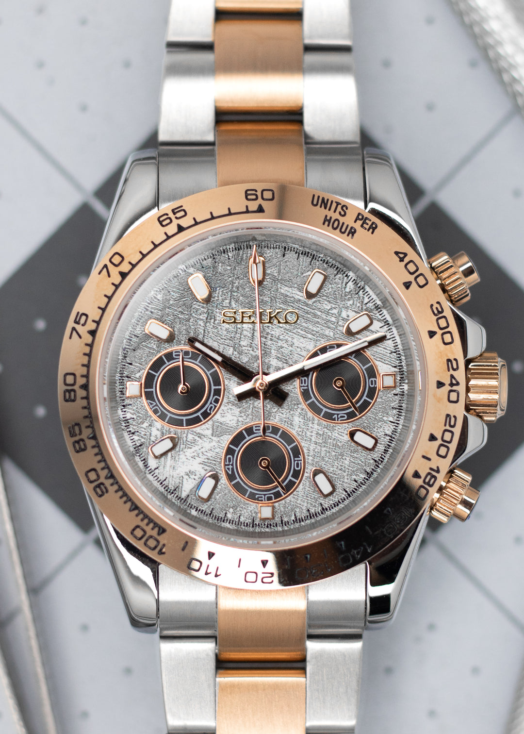 Rose Meteorite Chronograph