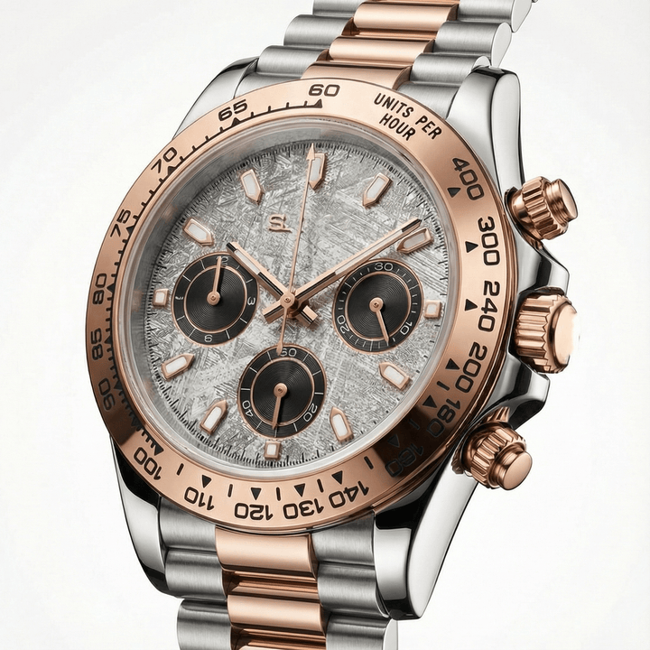 2 - Tone Meteorite Chronograph - Chrono Canada