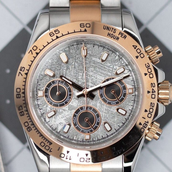 2 - Tone Meteorite Chronograph - Chrono Canada