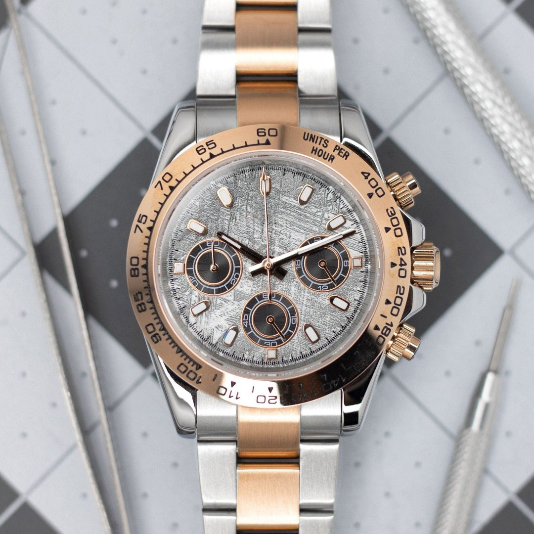 2 - Tone Meteorite Chronograph - Chrono Canada