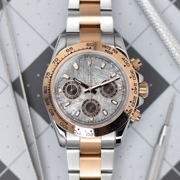 2 - Tone Meteorite Chronograph - Chrono Canada