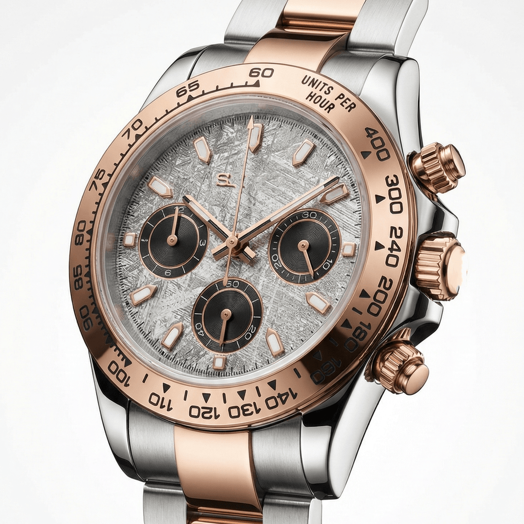 2 - Tone Meteorite Chronograph - Chrono Canada