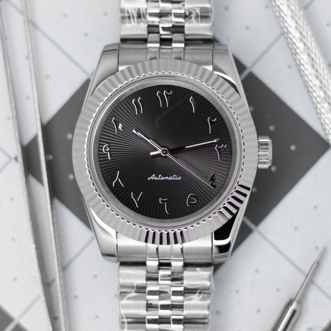 36mm Black Arabic DJ 36mm - Chrono Canada