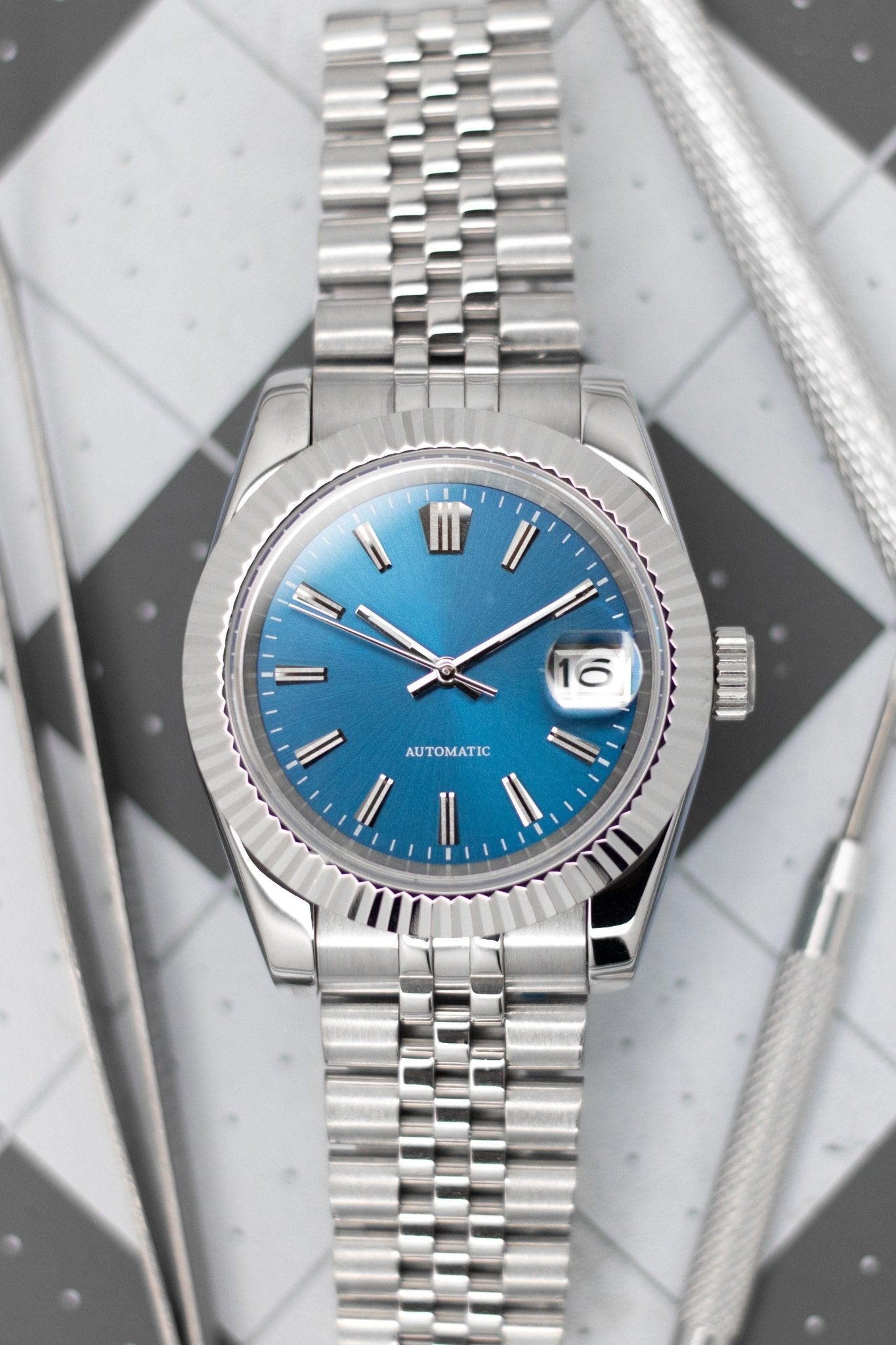 36mm Blue Sunburst DJ 36mm - Chrono Canada