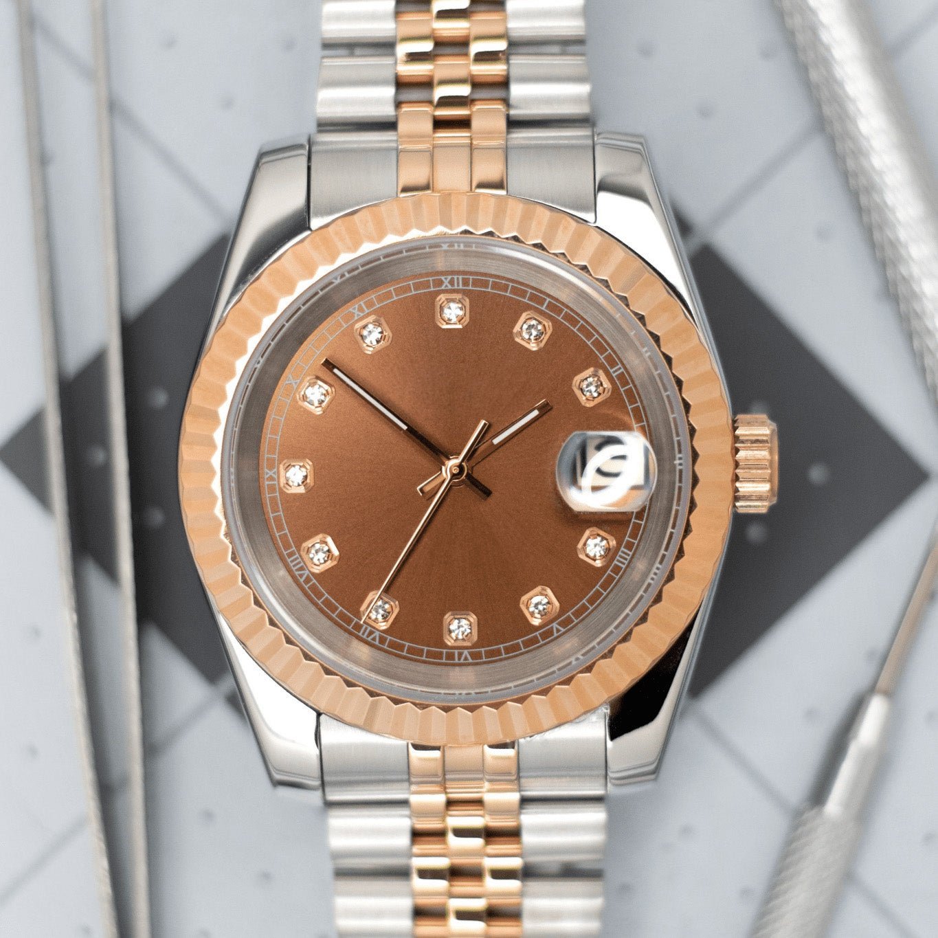 36mm Chocolate Gem DJ 36mm - Chrono Canada