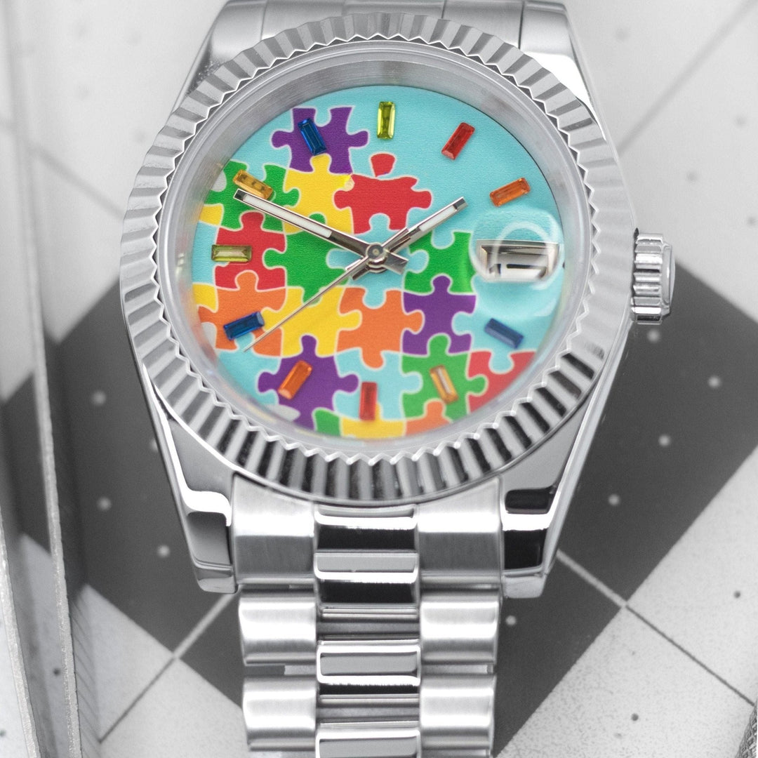 36mm Jigsaw Silver DJ 36mm - Chrono Canada