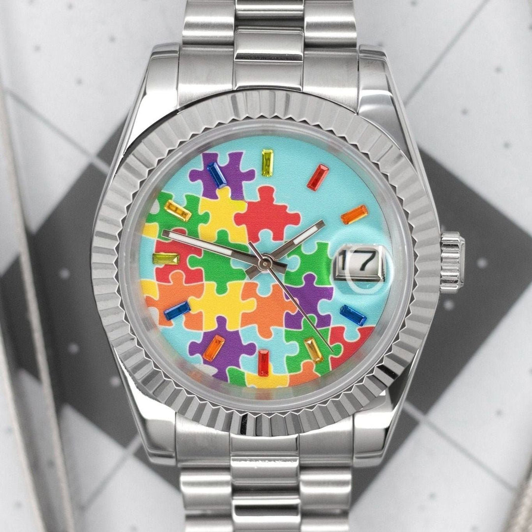 36mm Jigsaw Silver DJ 36mm - Chrono Canada