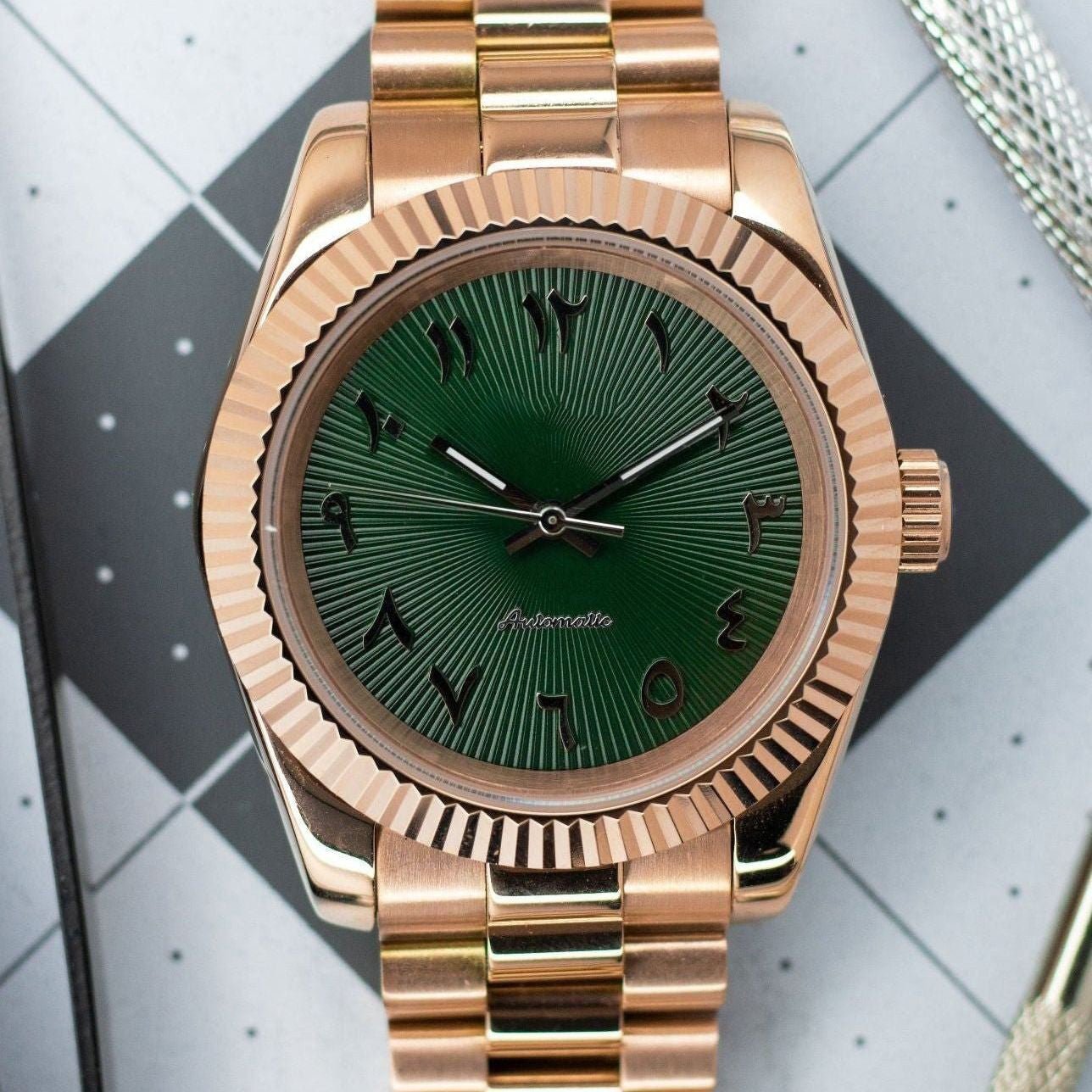 36mm Olive Arabic DJ 36mm - Chrono Canada