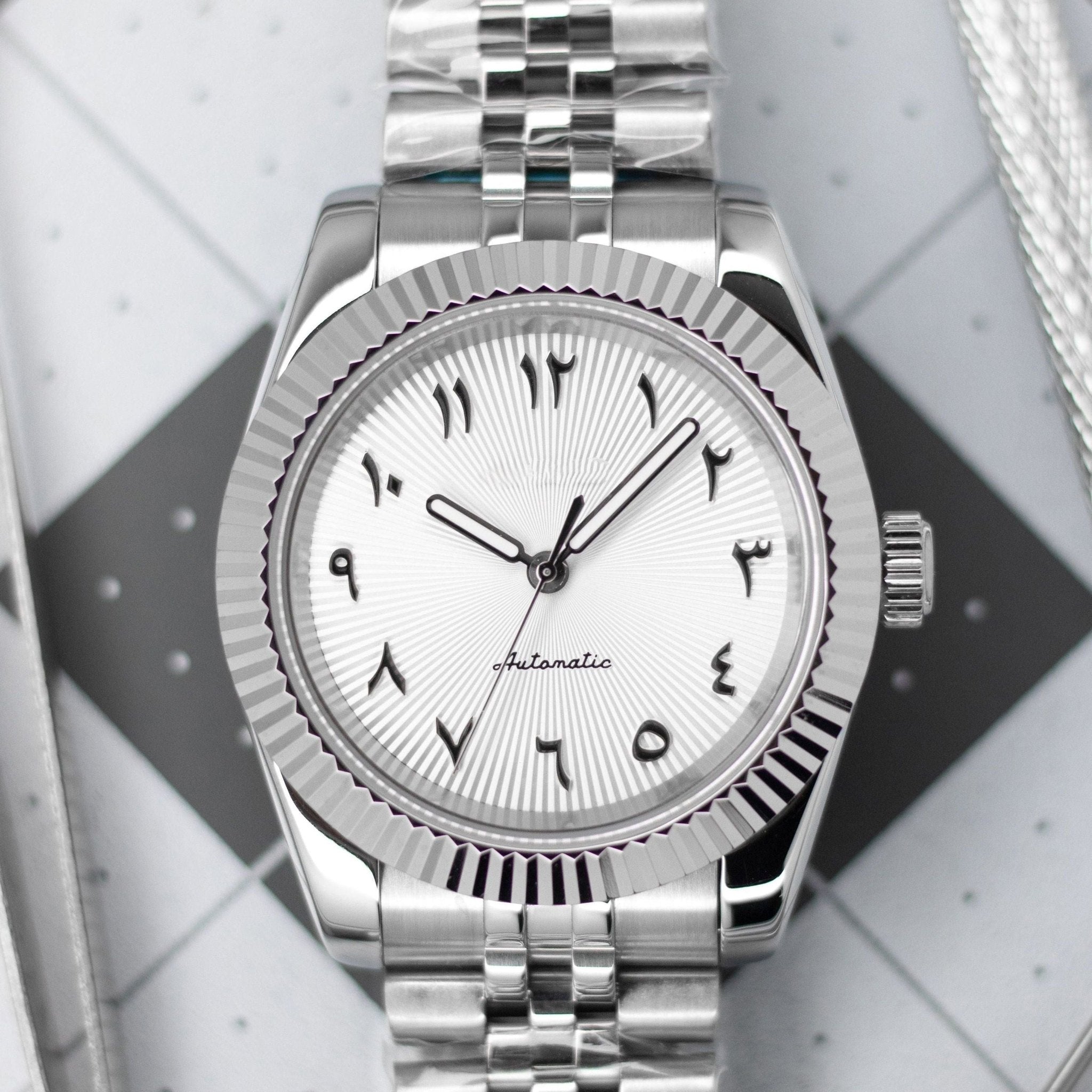 36mm White Arabic DJ 36mm - Chrono Canada