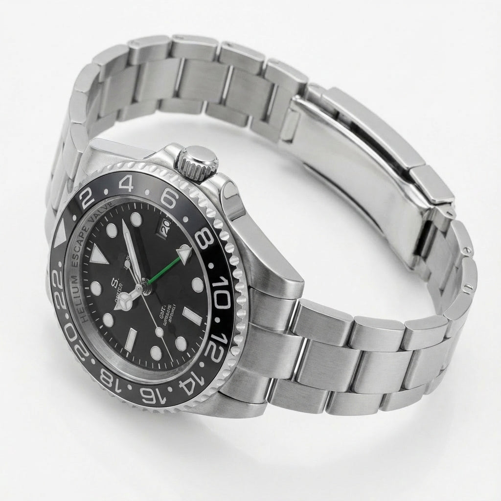 44mm Black Bruce - Chrono Canada