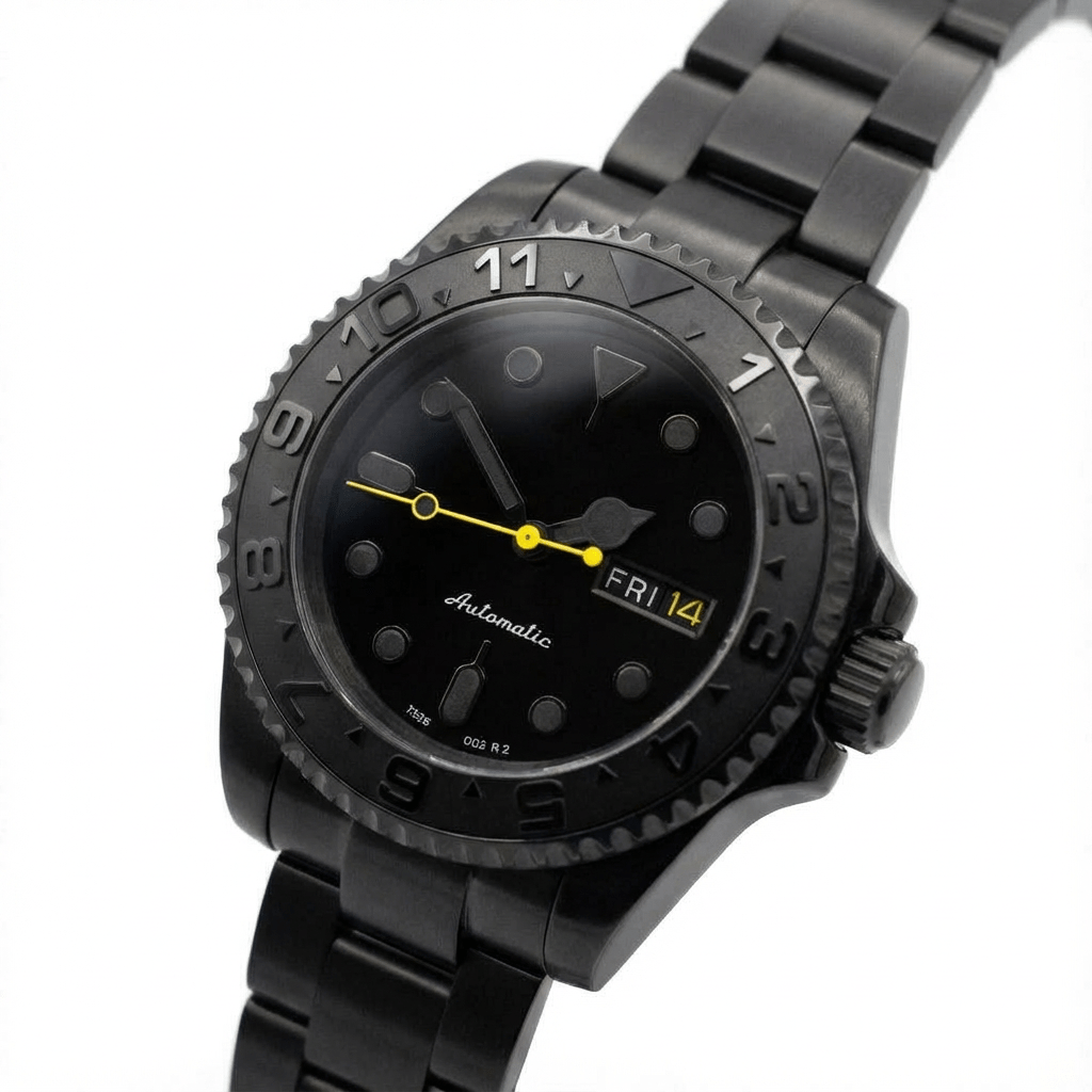 (44mm) Stealth Yellow Strike - Chrono Canada