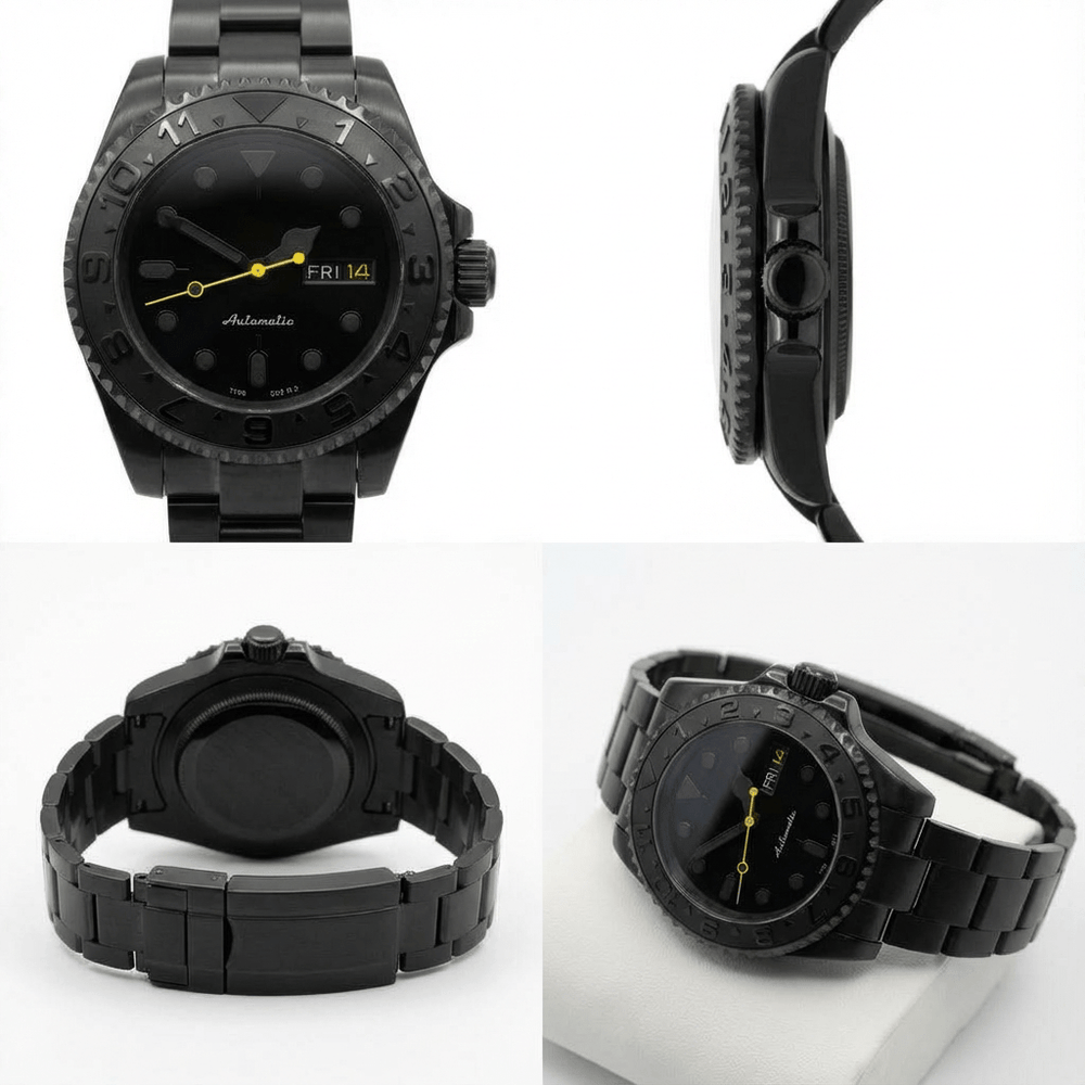 (44mm) Stealth Yellow Strike - Chrono Canada