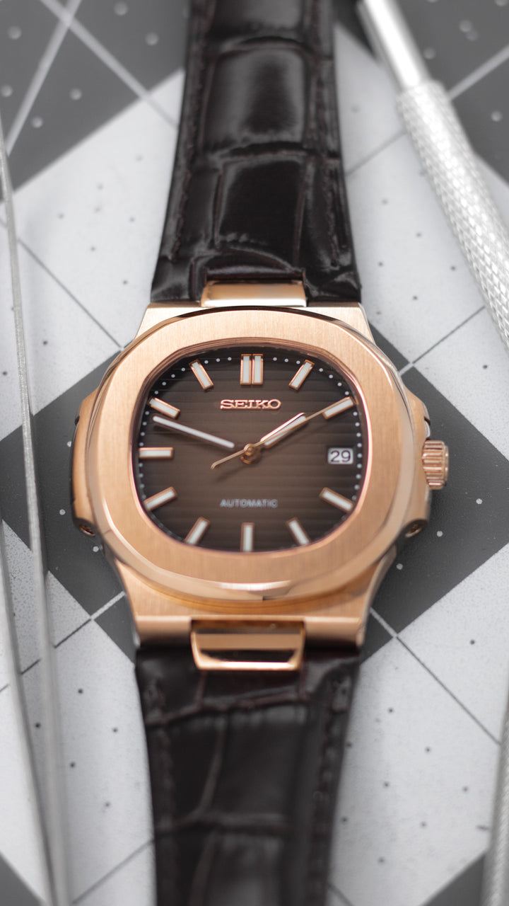 Leather Naut Rose Gold