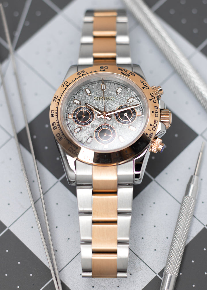 Rose Meteorite Chronograph