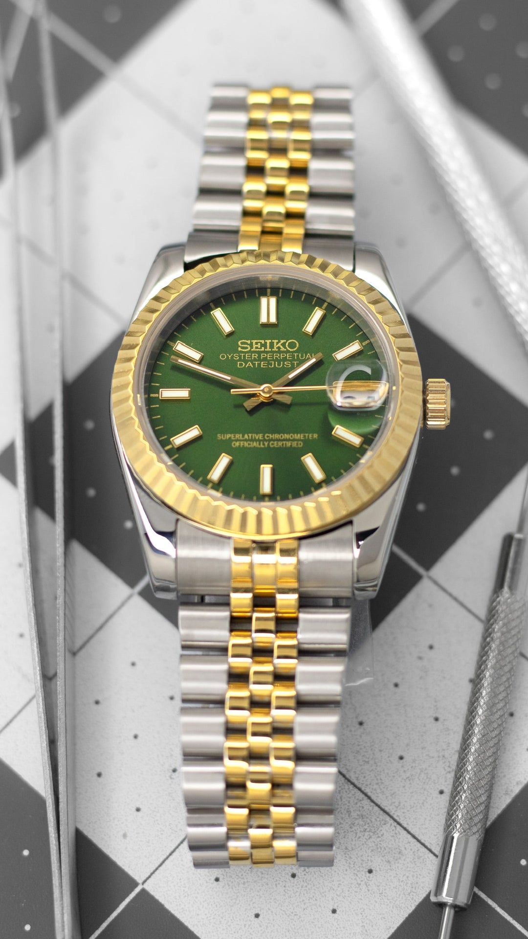 Green Two-Tone DJ 36MM