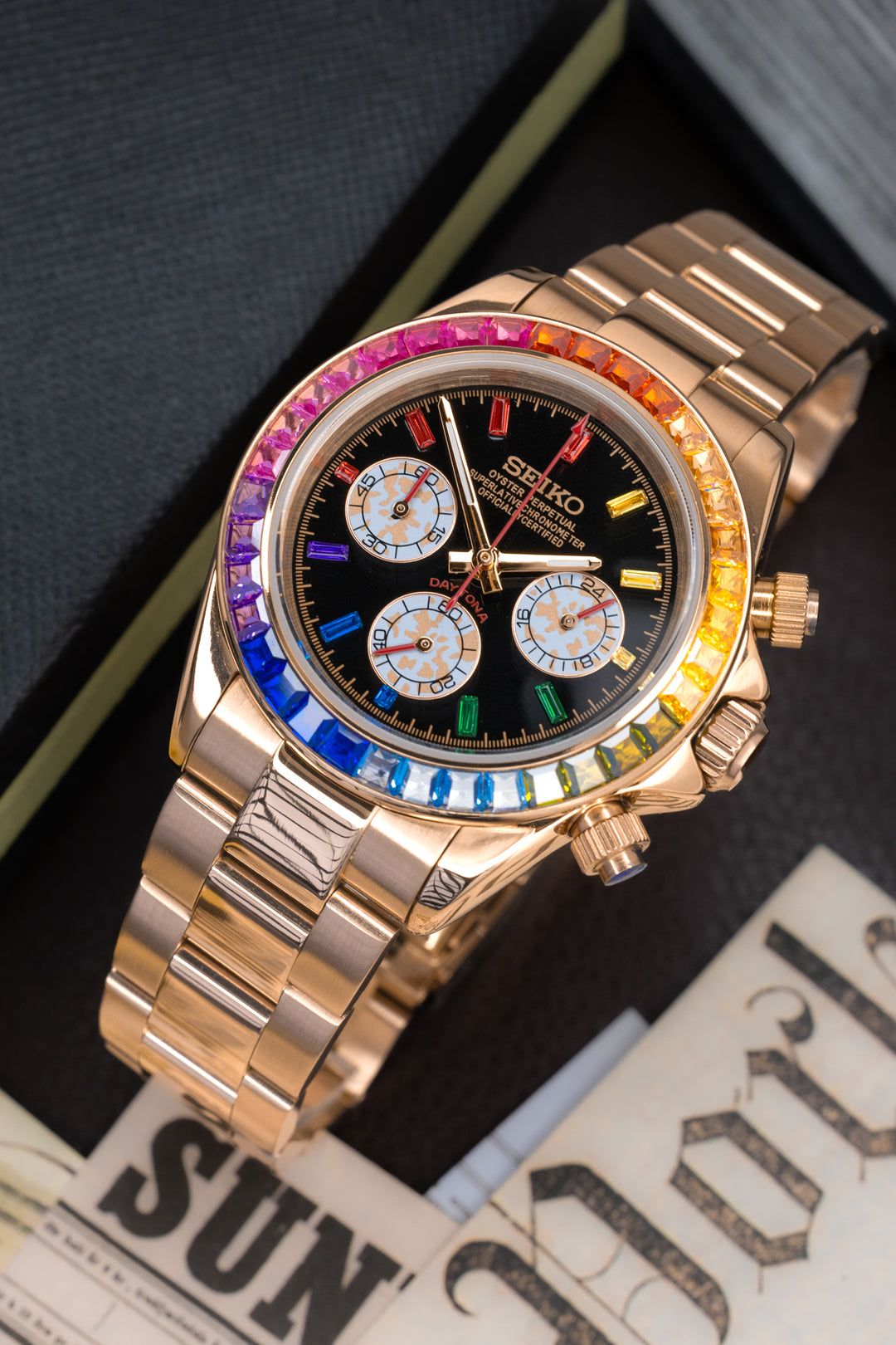 Rainbow Rose Chronograph