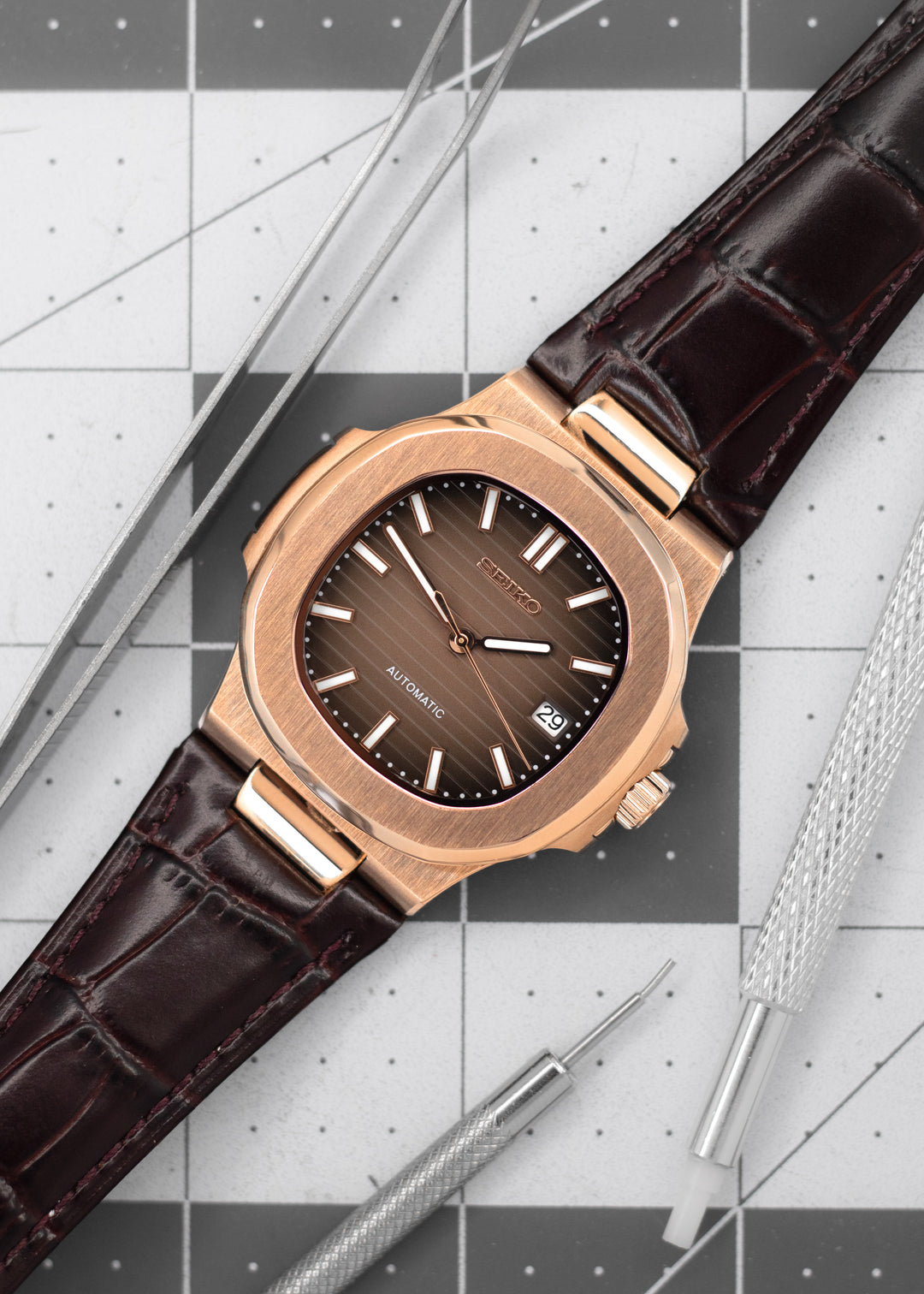 Leather Naut Rose Gold