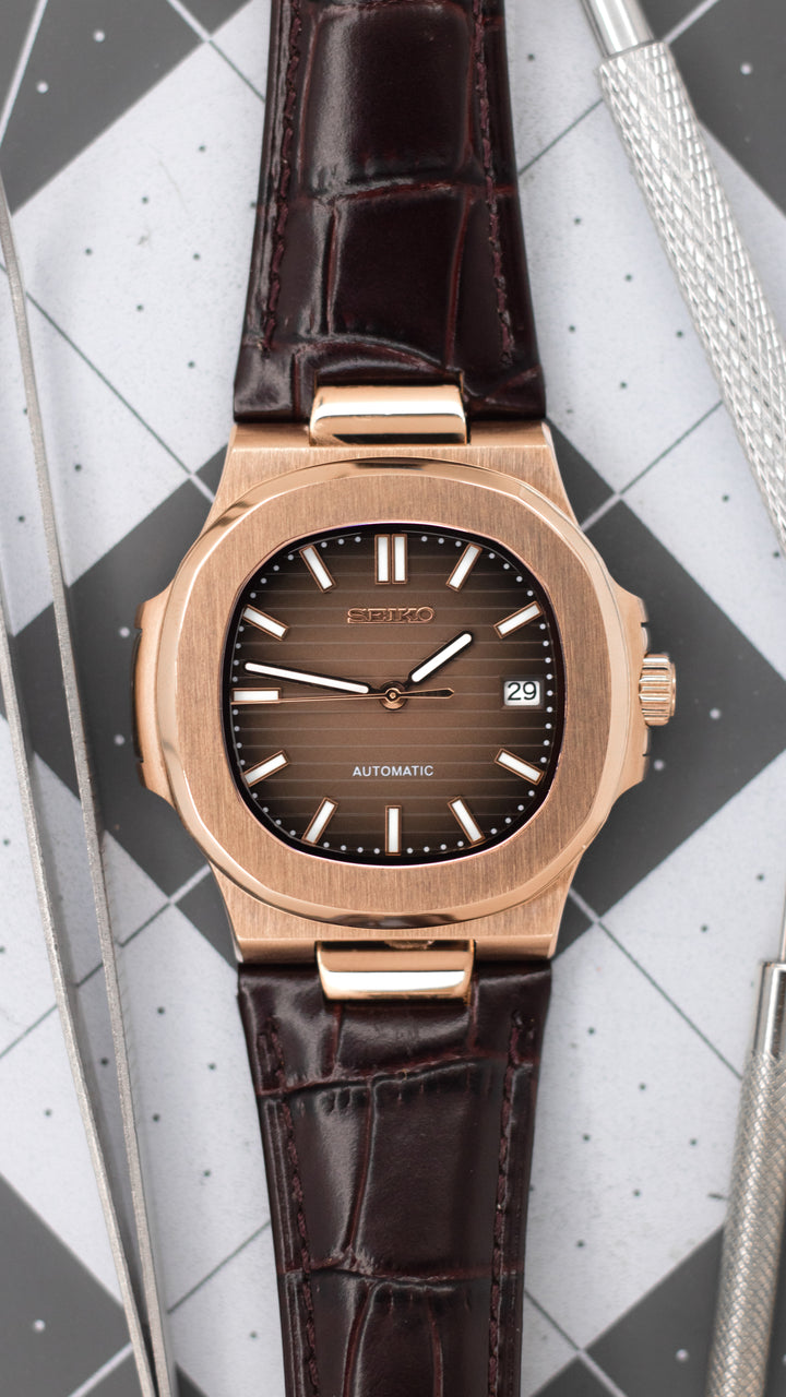 Leather Naut Rose Gold