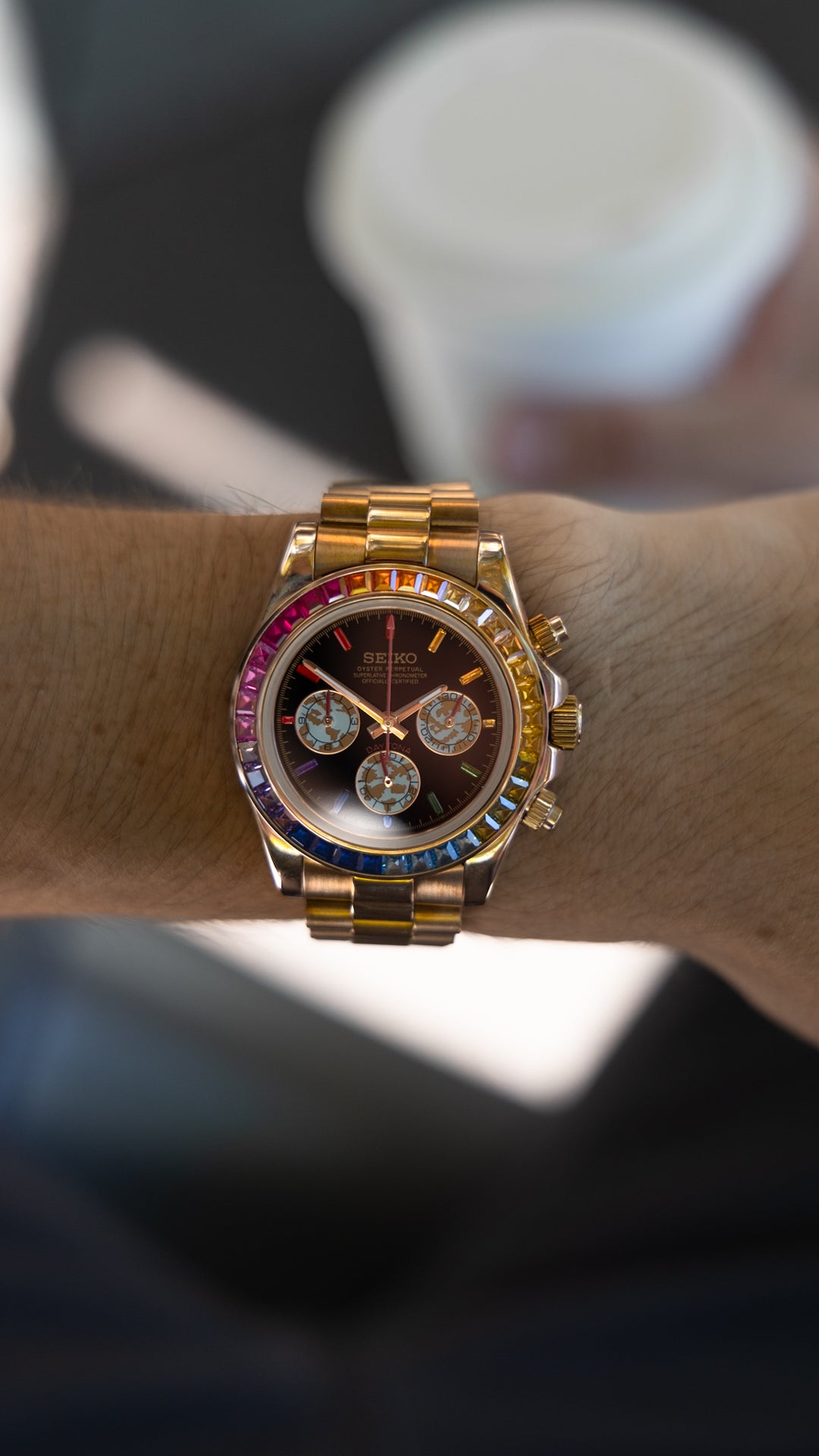 Rainbow Rose Chronograph