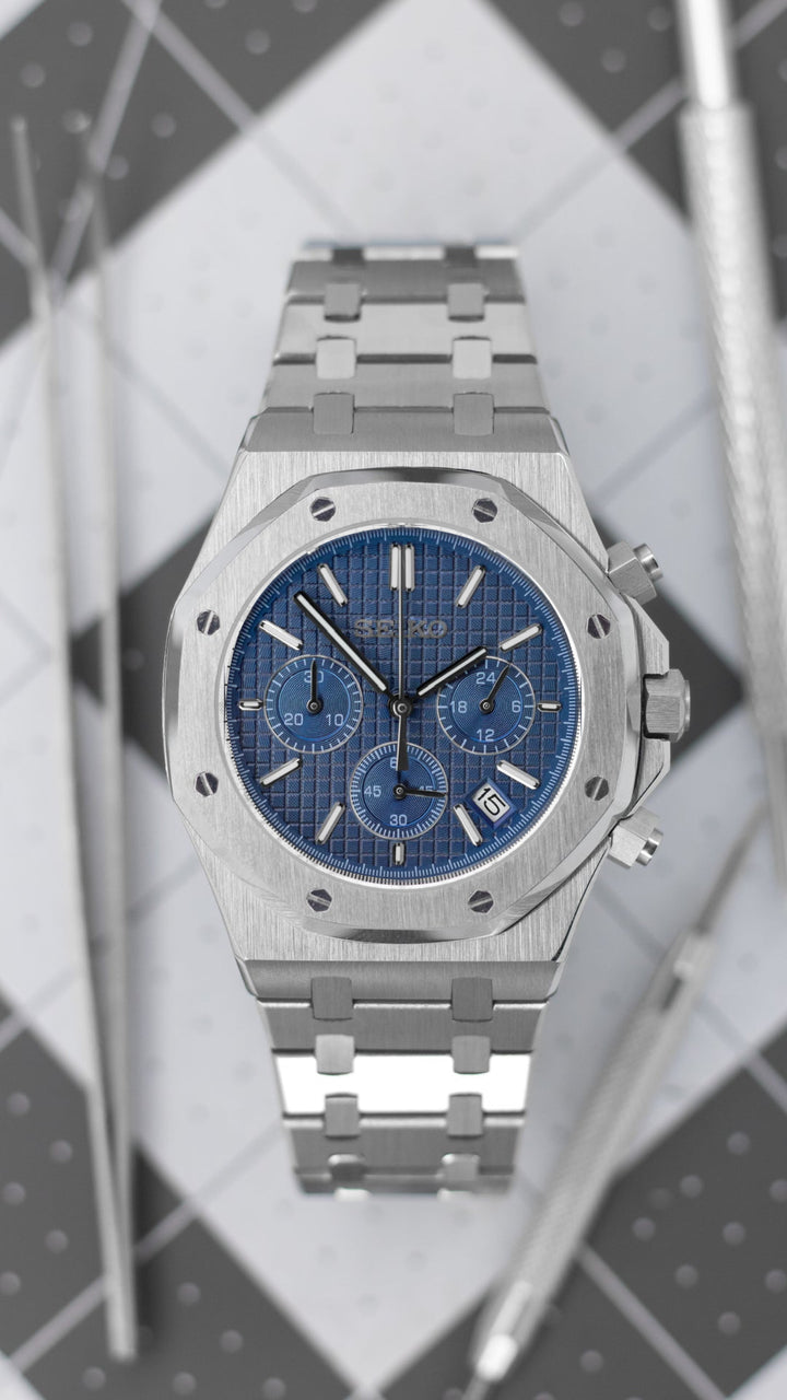 Oak Blue Chronograph