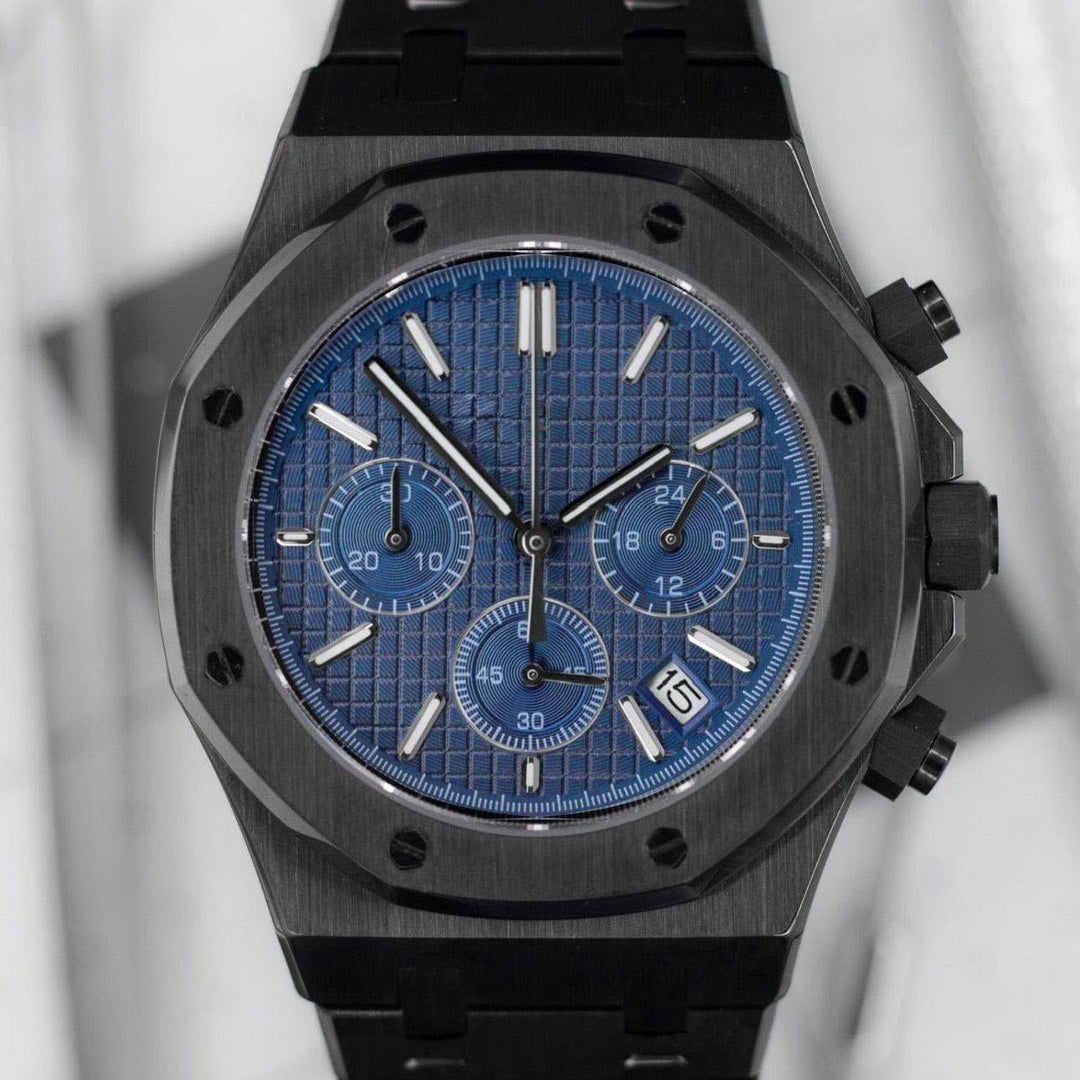 Black Oak Chronograph (Blue) - Chrono Canada