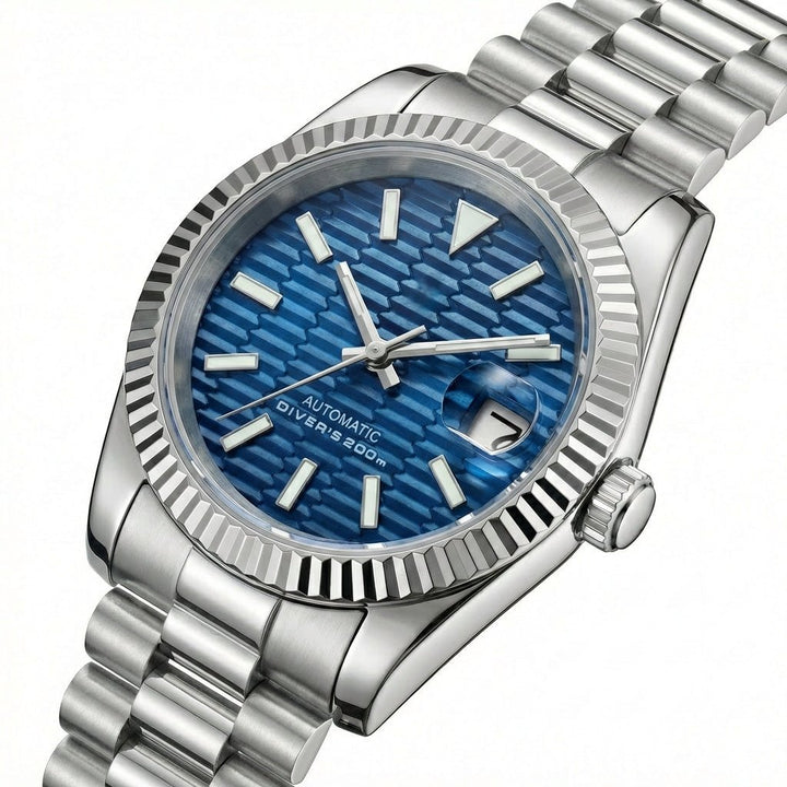 Blue Motif DJ (36mm) - Chrono Canada