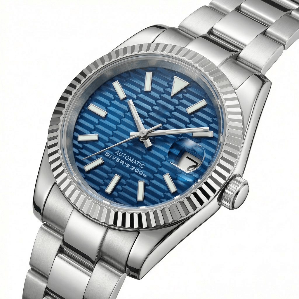 Blue Motif DJ (36mm) - Chrono Canada
