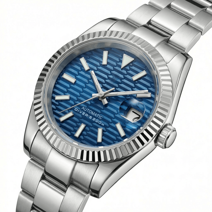 Blue Motif DJ (36mm) - Chrono Canada