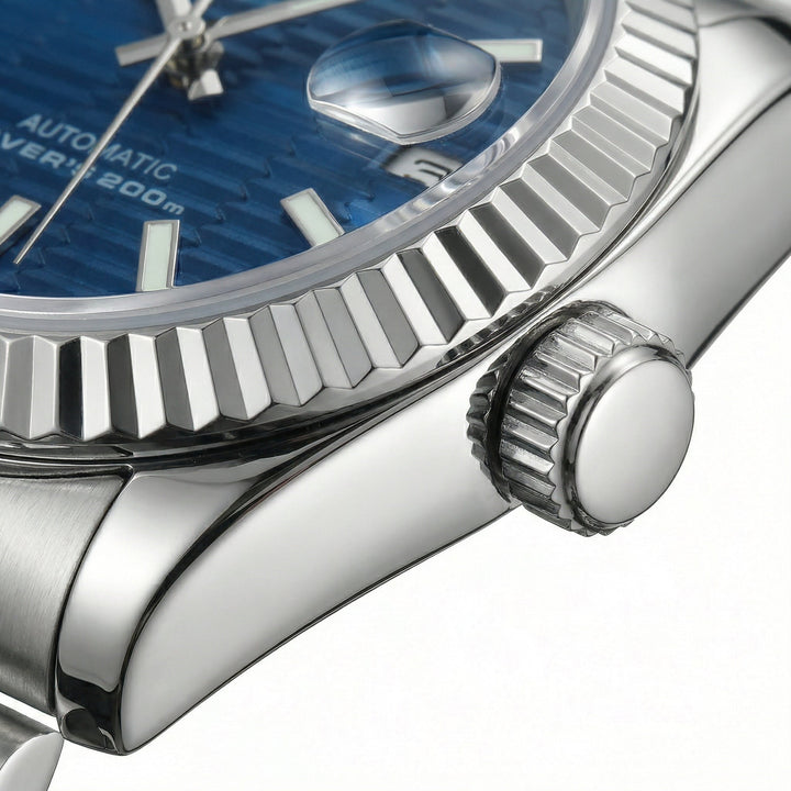 Blue Motif DJ (36mm) - Chrono Canada