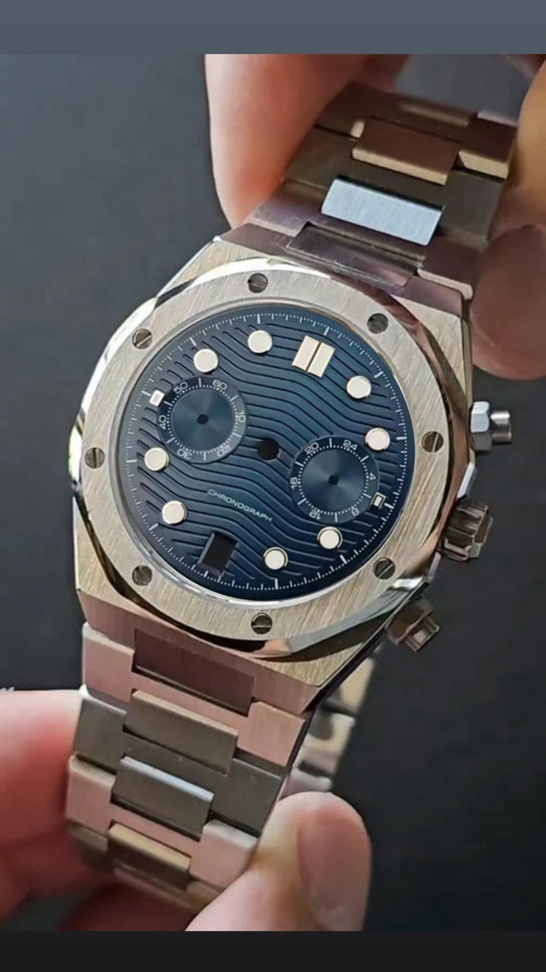 (Blue) Sea Mod Chronograph - Chrono Canada