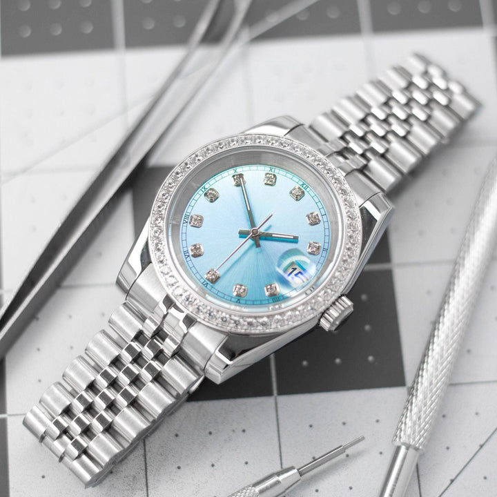 Blue Sunburst Gem DJ - Chrono Canada