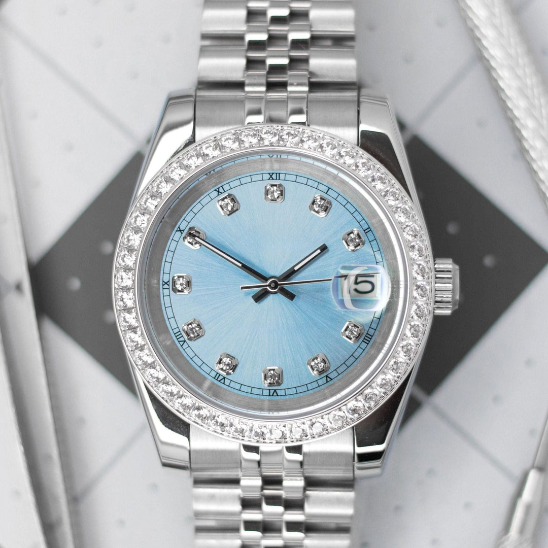 Blue Sunburst Gem DJ - Chrono Canada