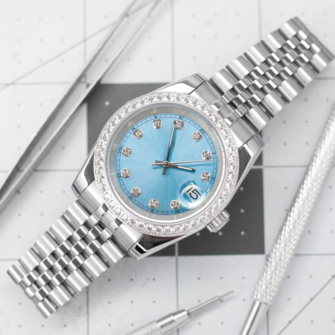 Blue Sunburst Gem DJ - Chrono Canada