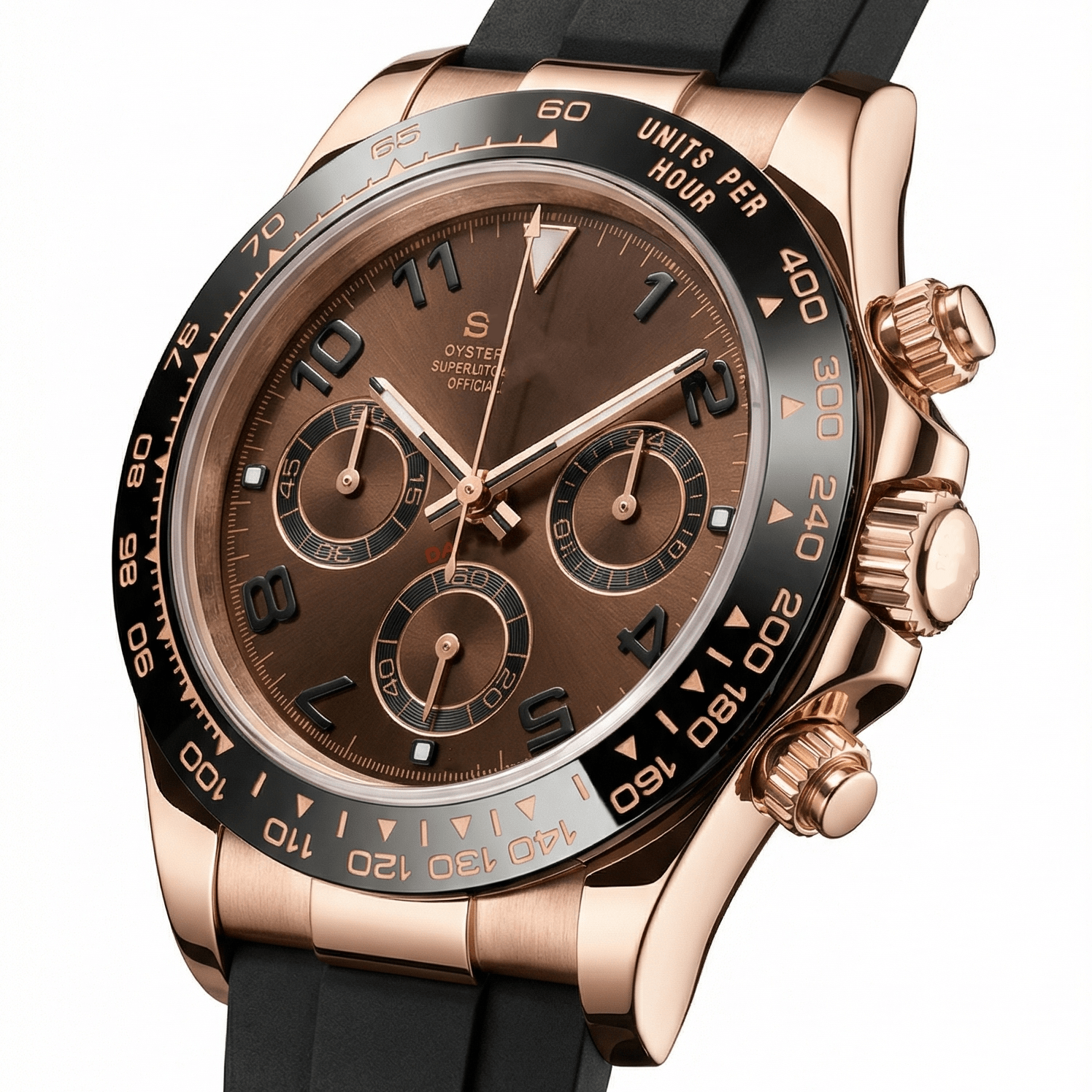 Chocolate Rose Chronograph - Chrono Canada