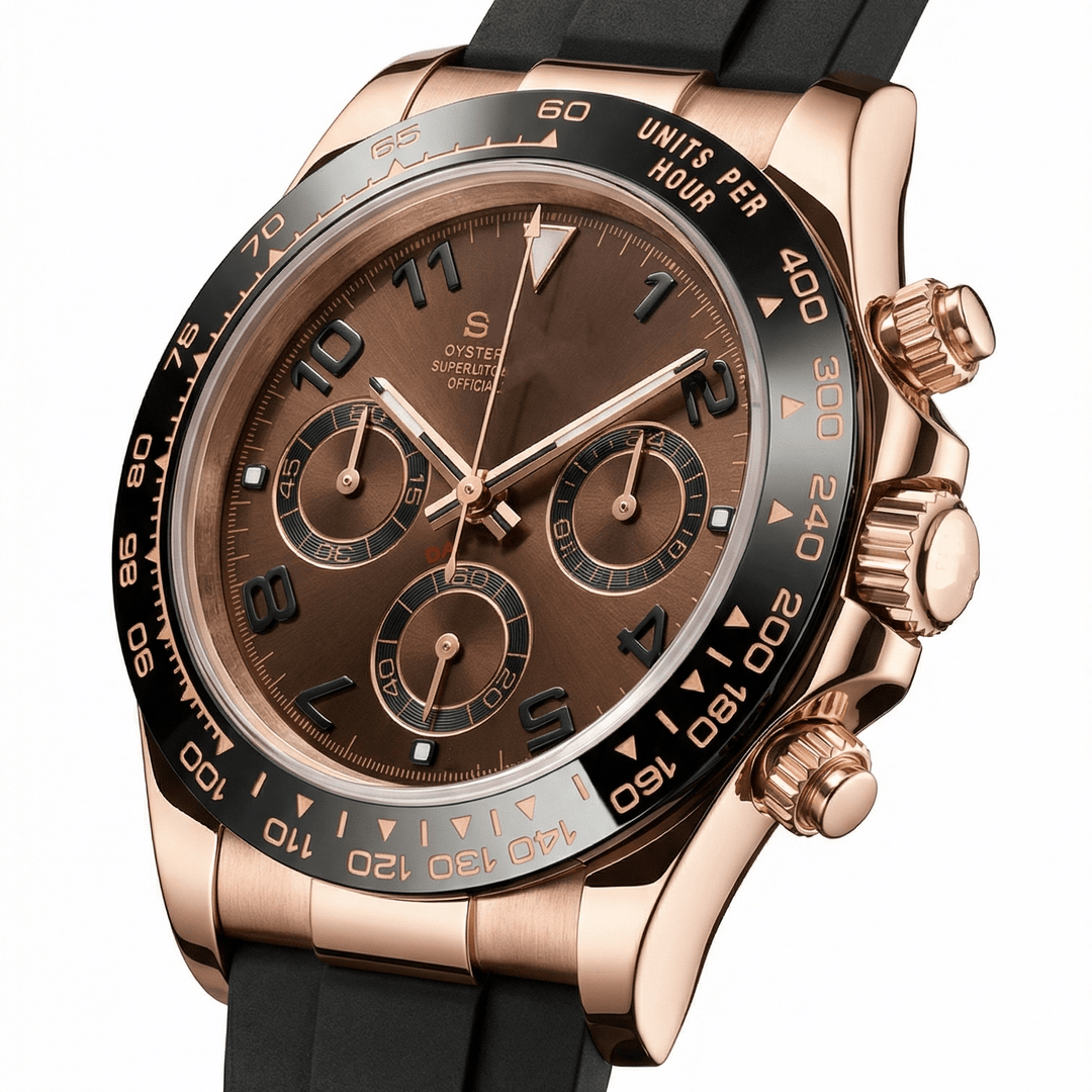 Chocolate Rose Chronograph - Chrono Canada