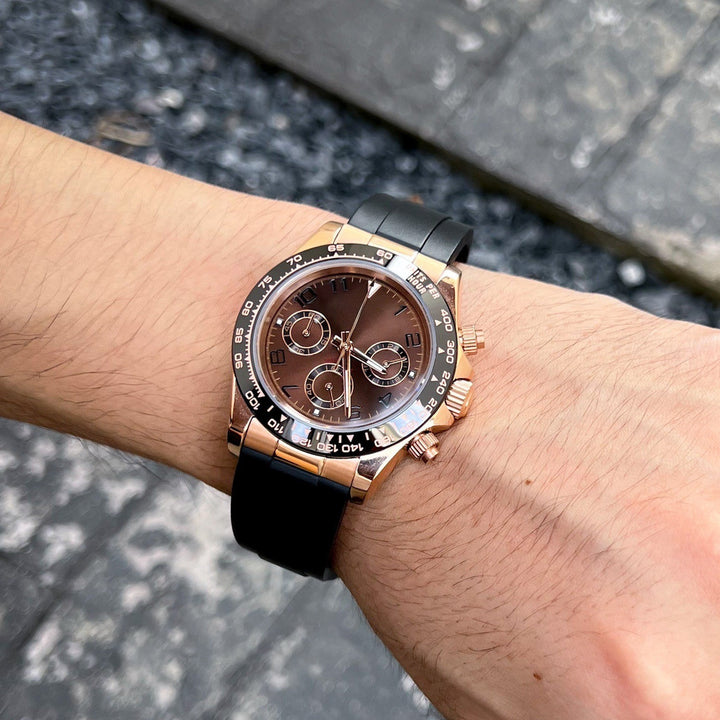 Chocolate Rose Chronograph - Chrono Canada