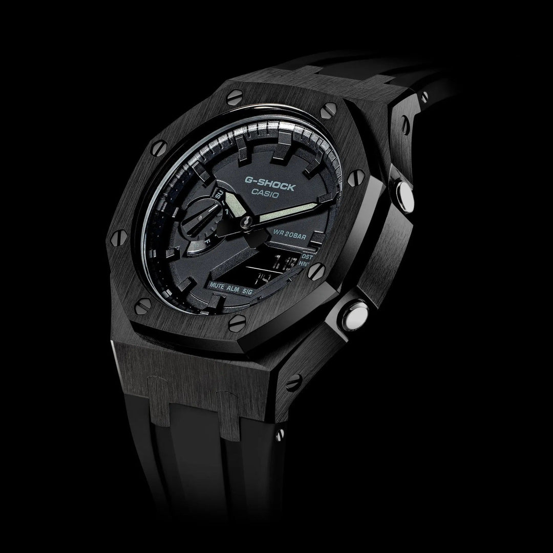 Classic Black Steel (Rubber) - Chrono Canada