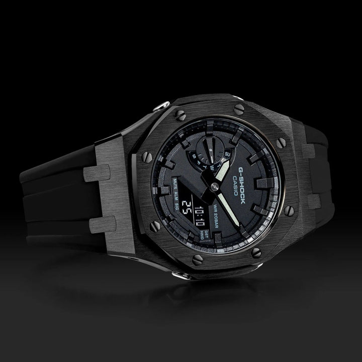 Classic Black Steel (Rubber) - Chrono Canada