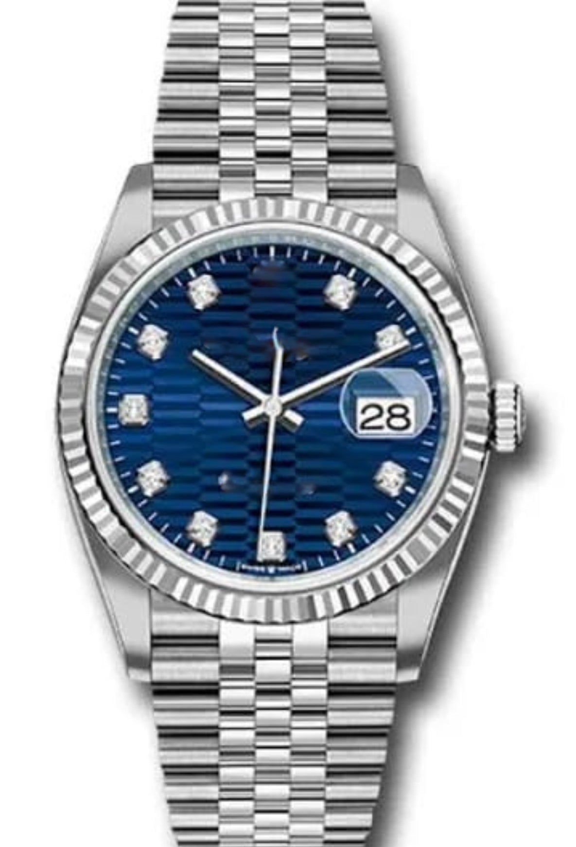 (Gem) 36mm Blue Motif DJ 36mm - Chrono Canada