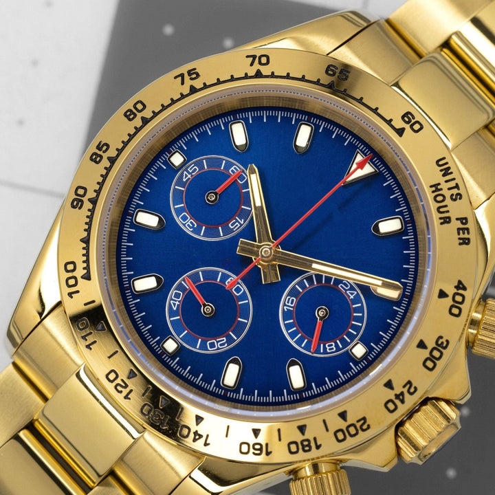 Golden Blue Chronograph - Chrono Canada