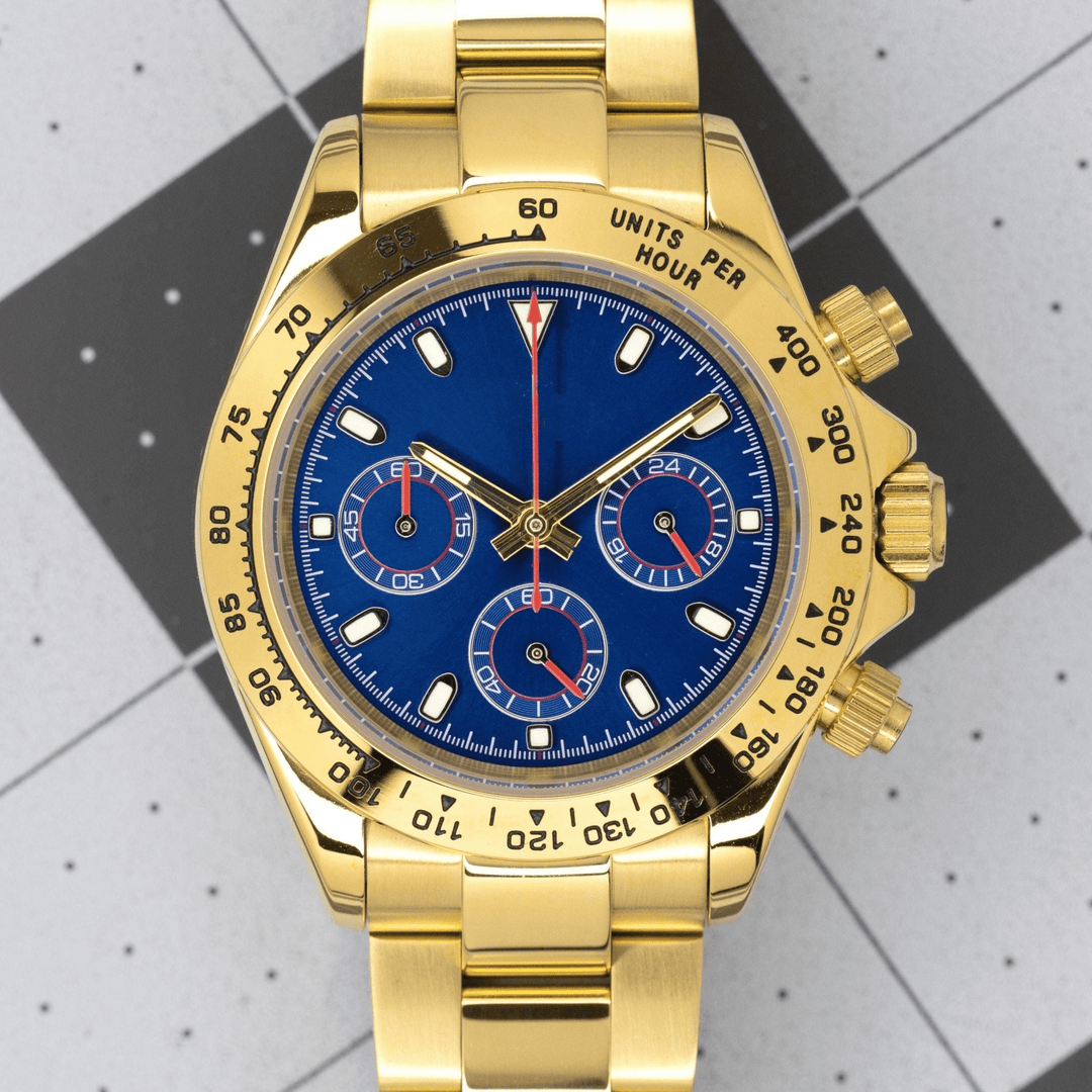 Golden Blue Chronograph - Chrono Canada