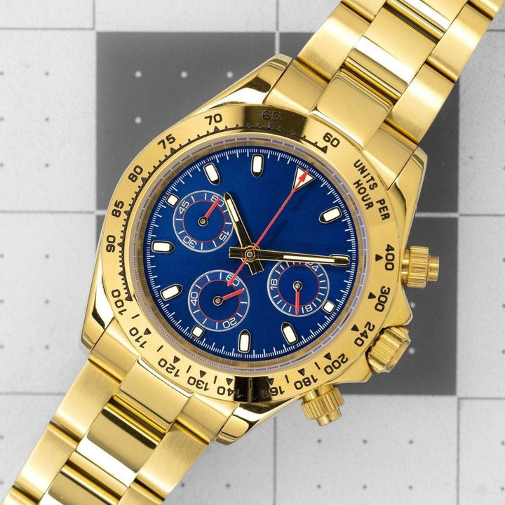 Golden Blue Chronograph - Chrono Canada