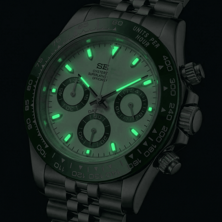 Green Tuxedo Chronograph - Chrono Canada