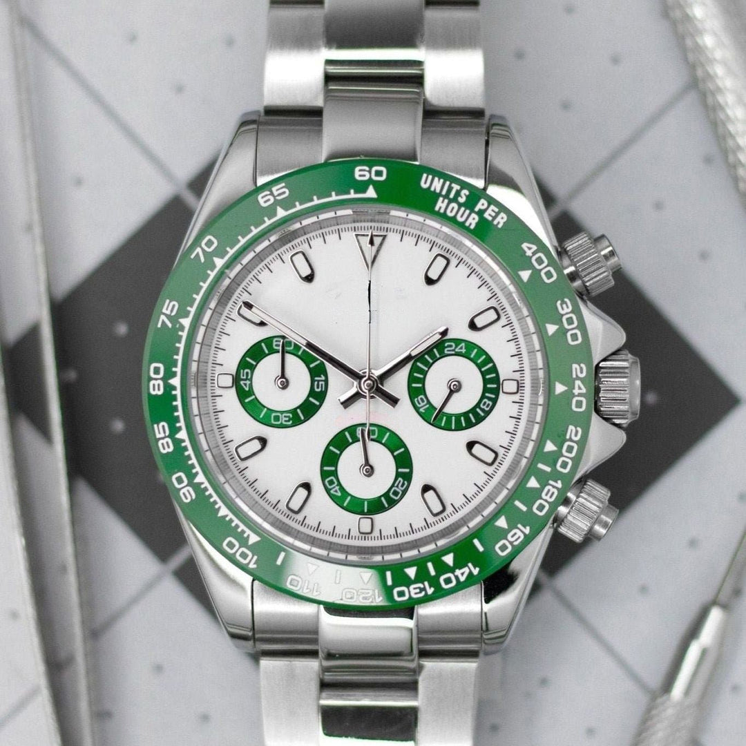 Green Tuxedo Chronograph - Chrono Canada