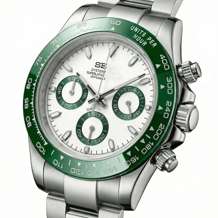 Green Tuxedo Chronograph - Chrono Canada