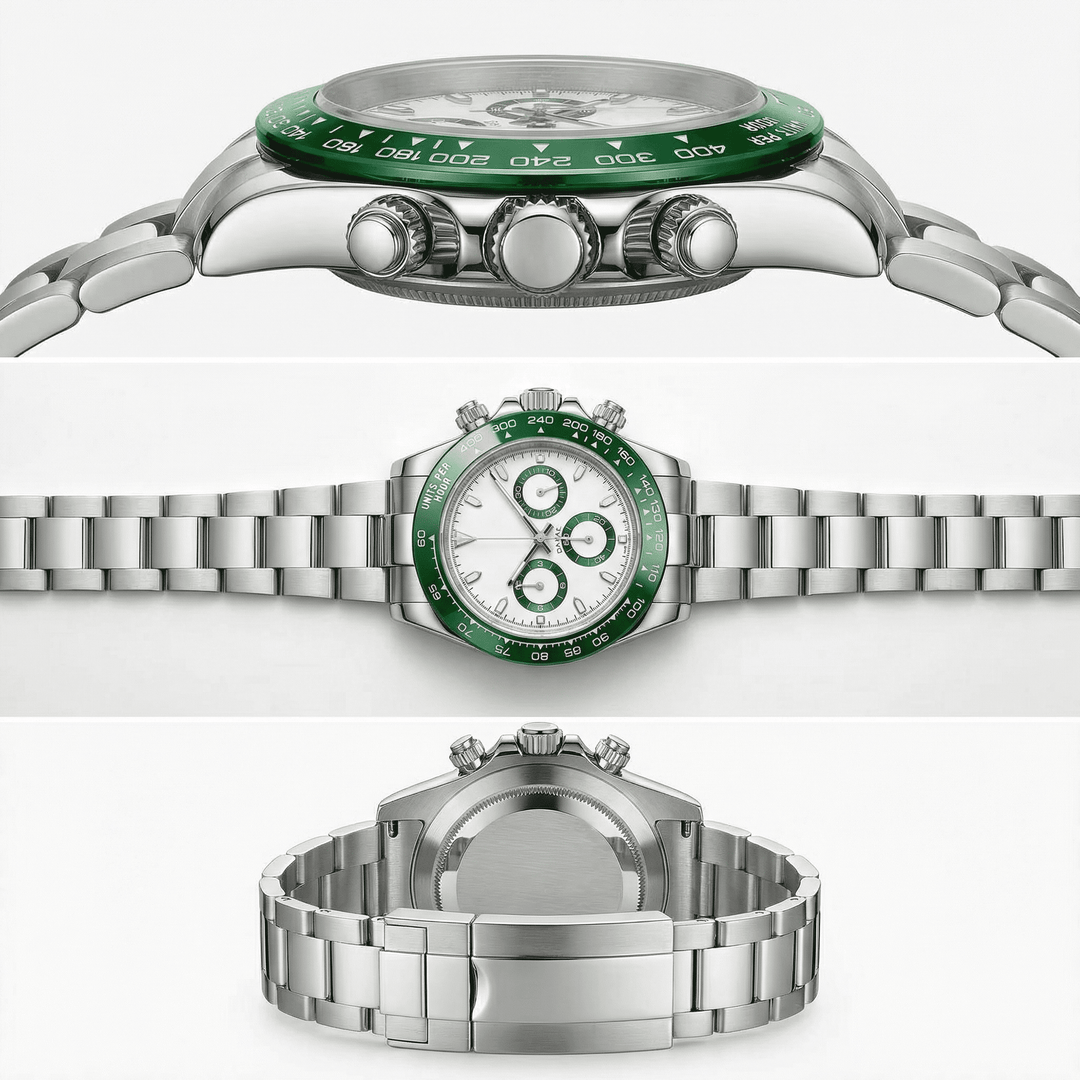 Green Tuxedo Chronograph - Chrono Canada