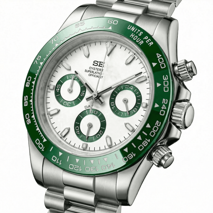Green Tuxedo Chronograph - Chrono Canada