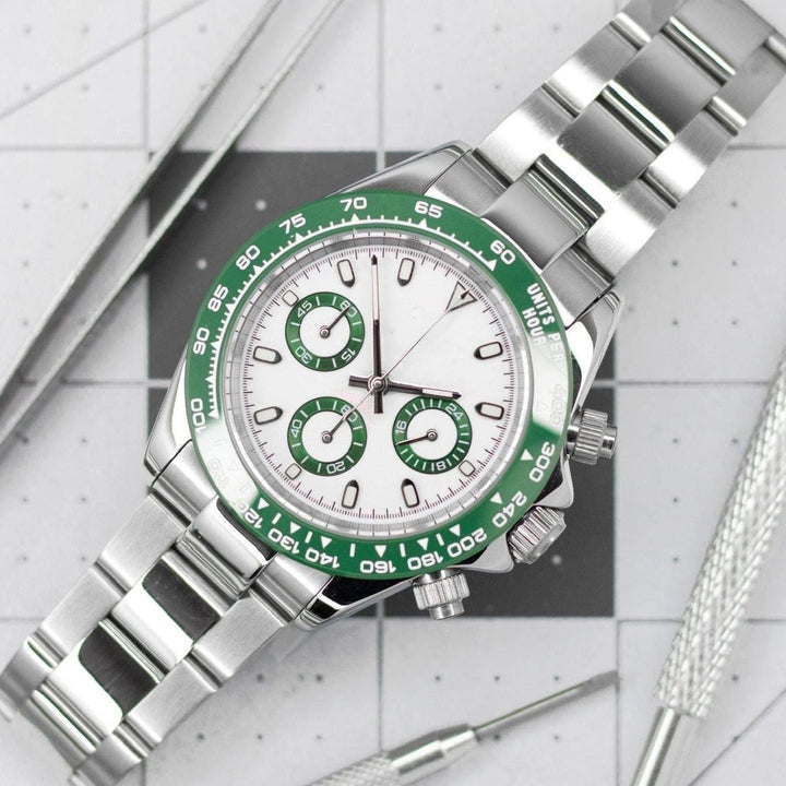 Green Tuxedo Chronograph - Chrono Canada
