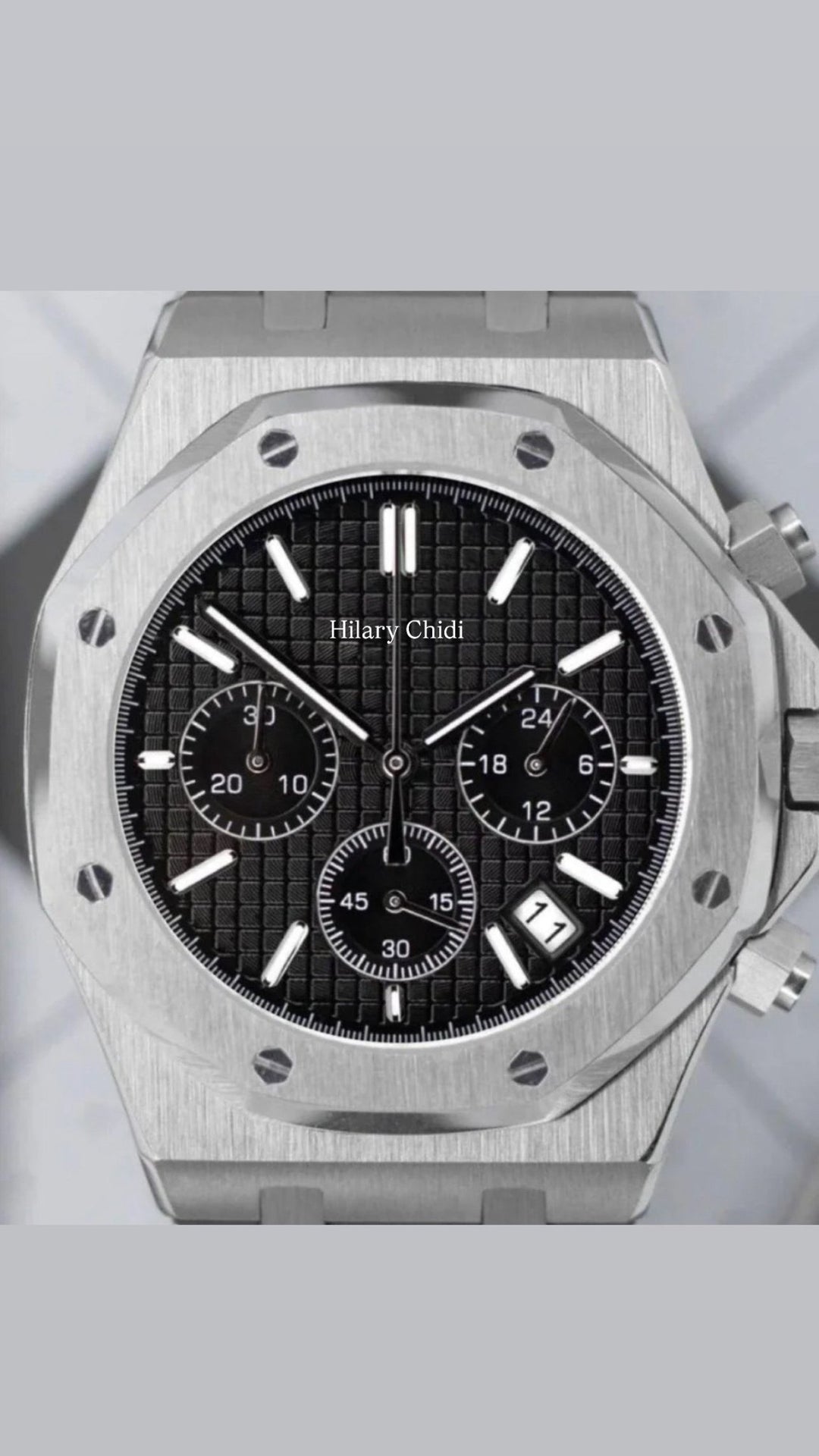 Hilary Chidi Oak Chronograph - Chrono Canada